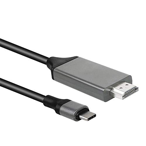 Type C (Thunderbolt 3) to HDTV 4K Cable, USB C to HDMI Cable 6FT