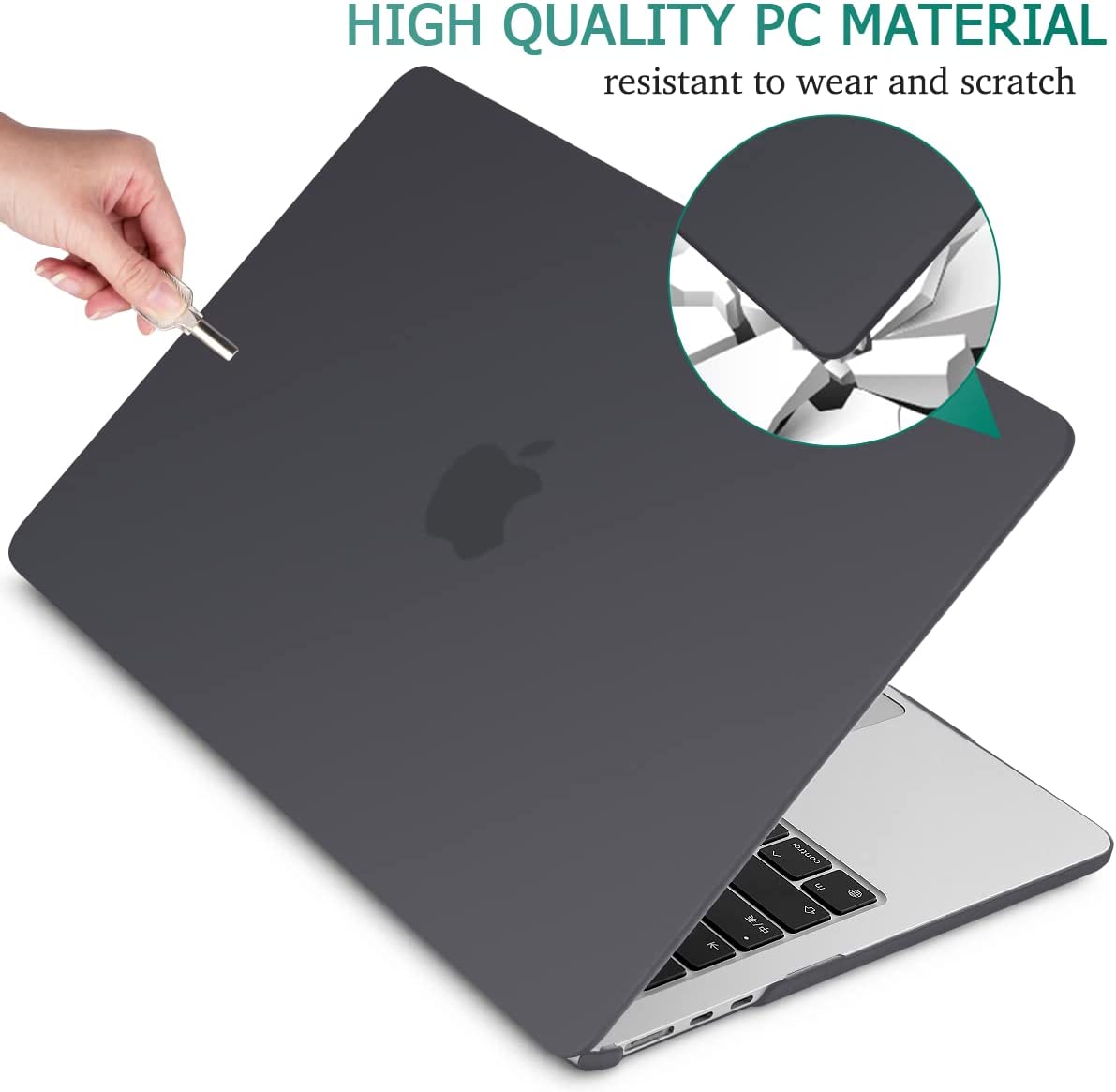 Matte Case Cover for Macbook Air 13 inch M2 A2681 Touch ID 2022
