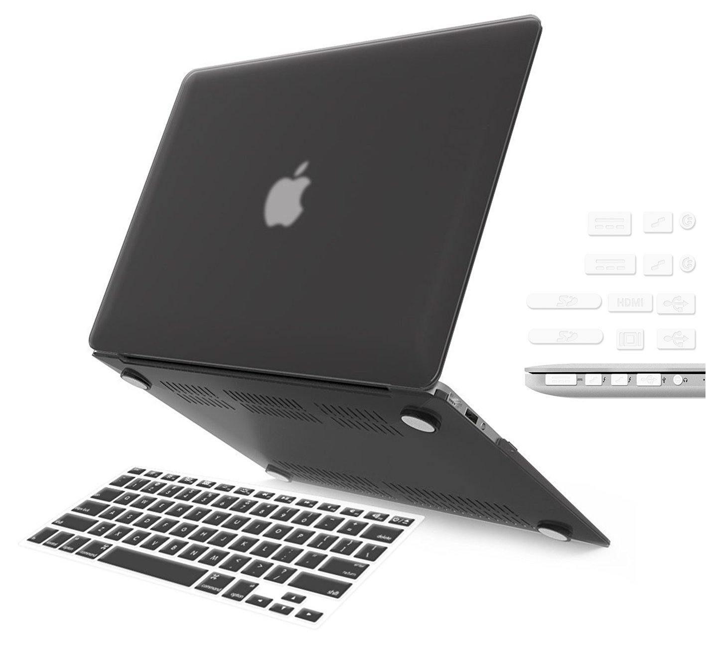 Matte Case Cover for Macbook Air 13 inch A1466/ A1369 (Black) - iFyx