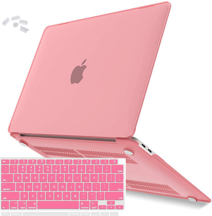 Matte Case Cover for Macbook Air 13 inch M1 A2337 / A2179 Touch ID 2020 (Pink)