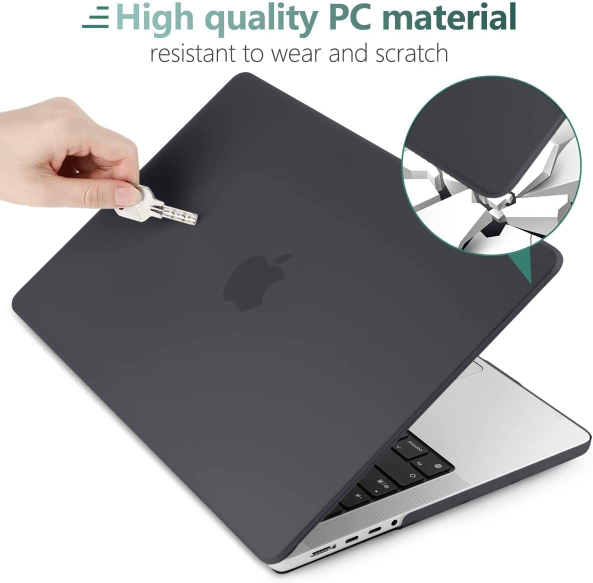 Housse de clavier Tpu ultra mince compatible avec Macbook Pro 14 pouces  2022 2021 A2442 M1 Pro / m1 Max / pro 16 pouces A2485 M1 Pro / m1 Max 2022  2021, peau douce P