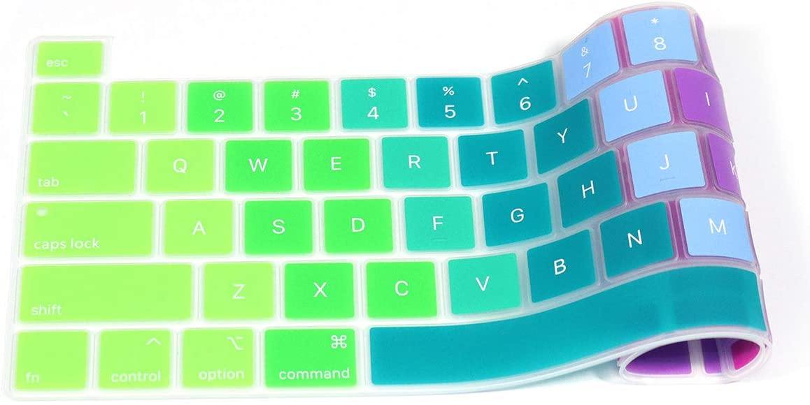 Silicone Keyboard Skin Cover for Macbook Pro 13'' A2338/A2289/A2251 TouchBar (Rainbow) - iFyx
