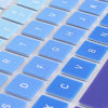 Silicone Keyboard Skin Cover for Macbook Pro 16'' A2141 Touch Bar (Gradient Blue)