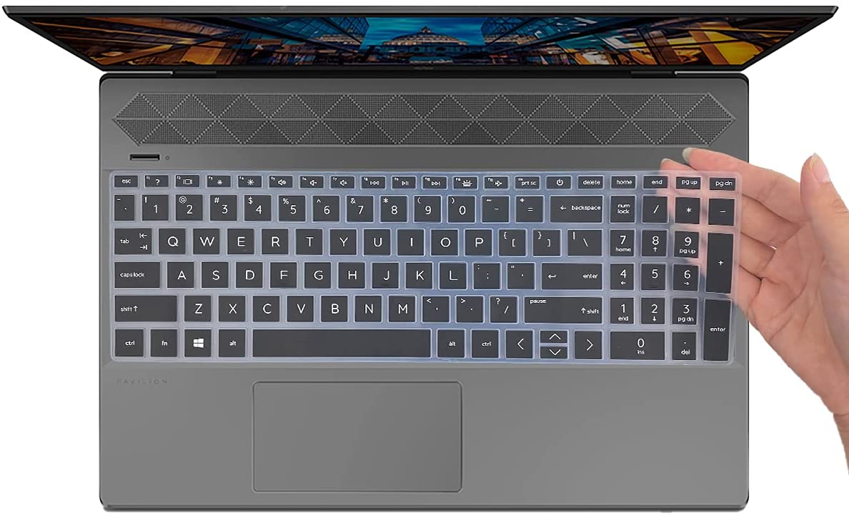 Silicone Keyboard Skin Cover for HP Pavilion 15.6