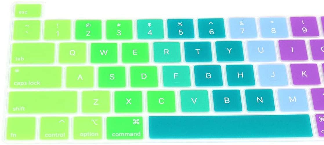 Silicone Keyboard Skin Cover for Macbook Pro 13'' A2338/A2289/A2251 TouchBar (Rainbow) - iFyx