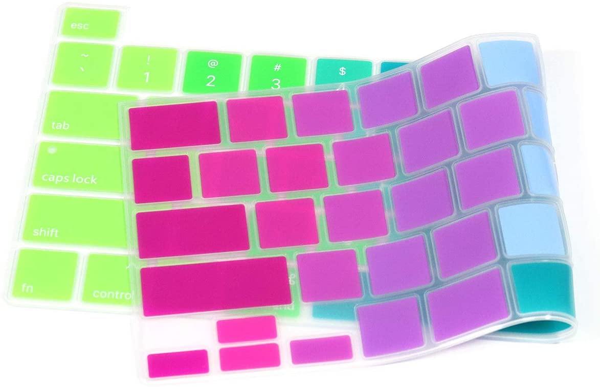 Silicone Keyboard Skin Cover for Macbook Pro 13'' A2338/A2289/A2251 TouchBar (Rainbow) - iFyx