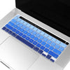 Silicone Keyboard Skin Cover for Macbook Pro 16'' A2141 Touch Bar (Gradient Blue)
