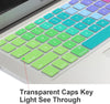 Silicone Keyboard Skin Cover for MacBook Pro 13/15 Inch (with/Without Retina Display, 2015 or Older Version),Older MacBook Air 13 Inch (Rainbow) - iFyx