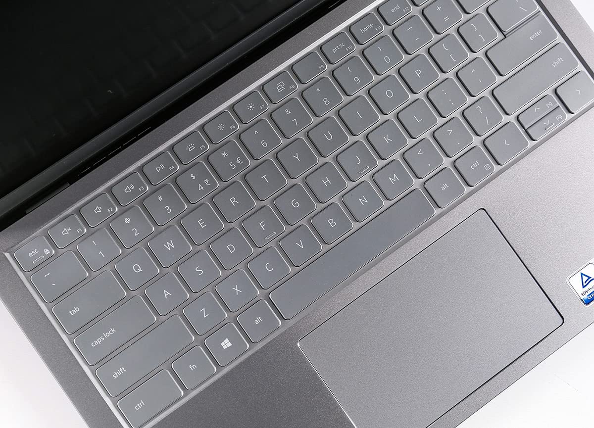 Silicone Keyboard Skin Cover for  Dell Inspiron 14 inch 5410 5415 5418 5435 7000 7415 Laptop 2021-2024 (Transparent)