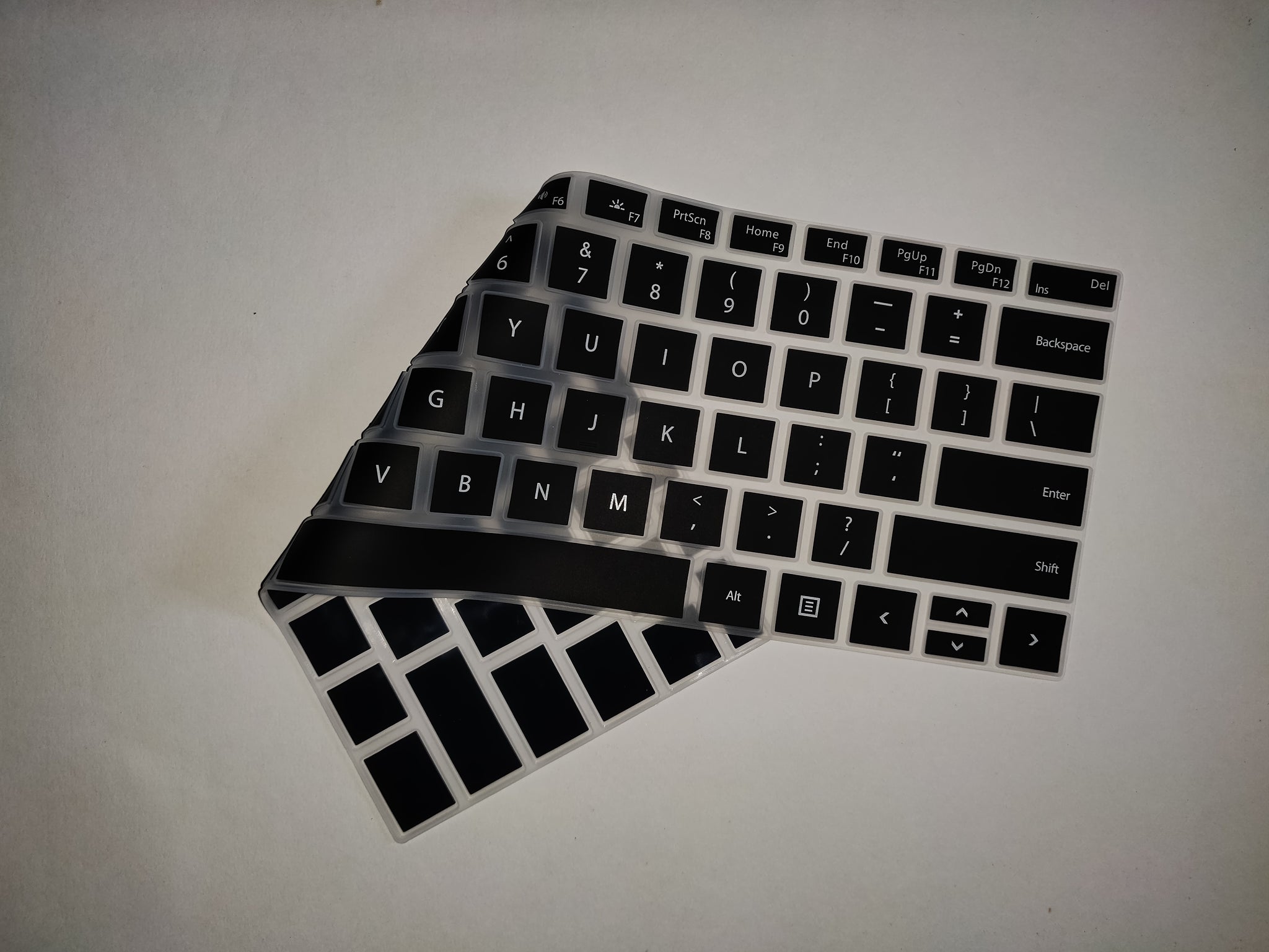 Silicone Keyboard Skin Cover for Microsoft Surface Pro 6 2018 Pro 7 2020 (Black) - iFyx