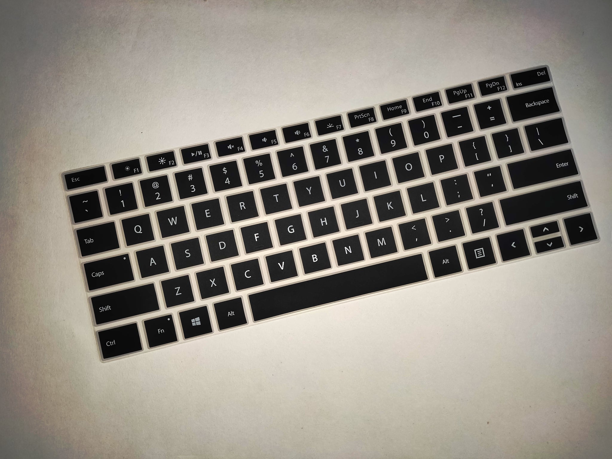 Silicone Keyboard Skin Cover for Microsoft Surface Pro 6 2018 Pro 7 2020 (Black) - iFyx
