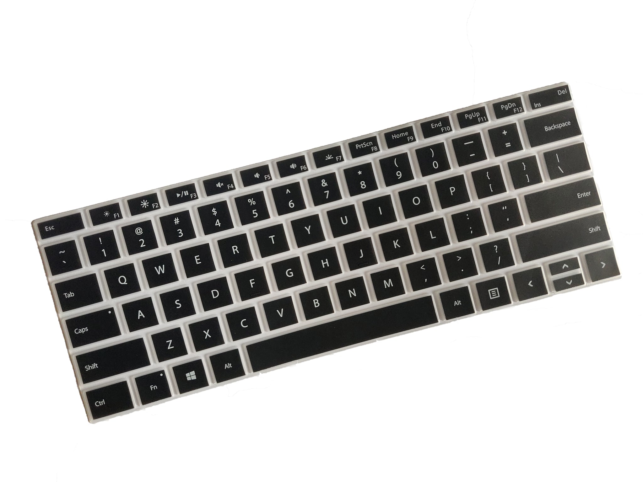 Silicone Keyboard Skin Cover for Microsoft Surface Pro 6 2018 Pro 7 2020 (Black) - iFyx