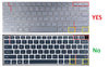 Silicone Keyboard Skin Cover for  Dell Inspiron 14 inch 5410 5415 5418 5435 7000 7415 Laptop 2021-2024 (Transparent)