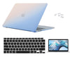 Matte Case Cover for Macbook Air 13 inch M1 A2337 / A2179 Touch ID 2020 (BabyPink / Blue)