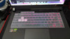 Silicone Keyboard Skin Cover for Asus ROG Strix G15 G513 2021 15.6 inch Laptop (Transparent)