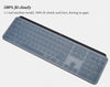 Silicone Keyboard Skin Cover for Logitech MX Keys/Logitech Craft Advanced Wireless Keyboard (transparent)