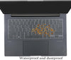 Silicone Keyboard Skin Cover for ASUS ZenBook 14X OLED UX3404 / UX3405, ZenBook 14 Q425 Q415 Q410VA Q420 Q420VA, ZenBook Flip 14 OLED UP3404 & ZenBook Pro UX6404 14 Inch Laptop (Transparent)