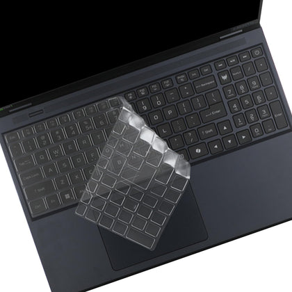 Silicone Keyboard Skin Cover for Acer Predator Helios Neo 16 PHN16-72 16 inch Gaming Laptop 2024-2025 (Transparent)