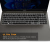 Silicone Keyboard Skin Cover for Galaxy Book 5/4/3/2 Pro 360 15.6” & 16” NP960XFG NP964XFG NP754XFG NP950QDB NP950XED 2026-2025 (Black)