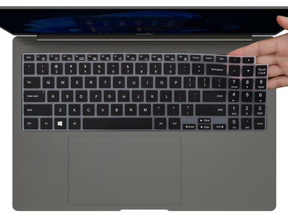 Silicone Keyboard Skin Cover for Galaxy Book 5/4/3/2 Pro 360 15.6” & 16” NP960XFG NP964XFG NP754XFG NP950QDB NP950XED 2026-2025 (Black)