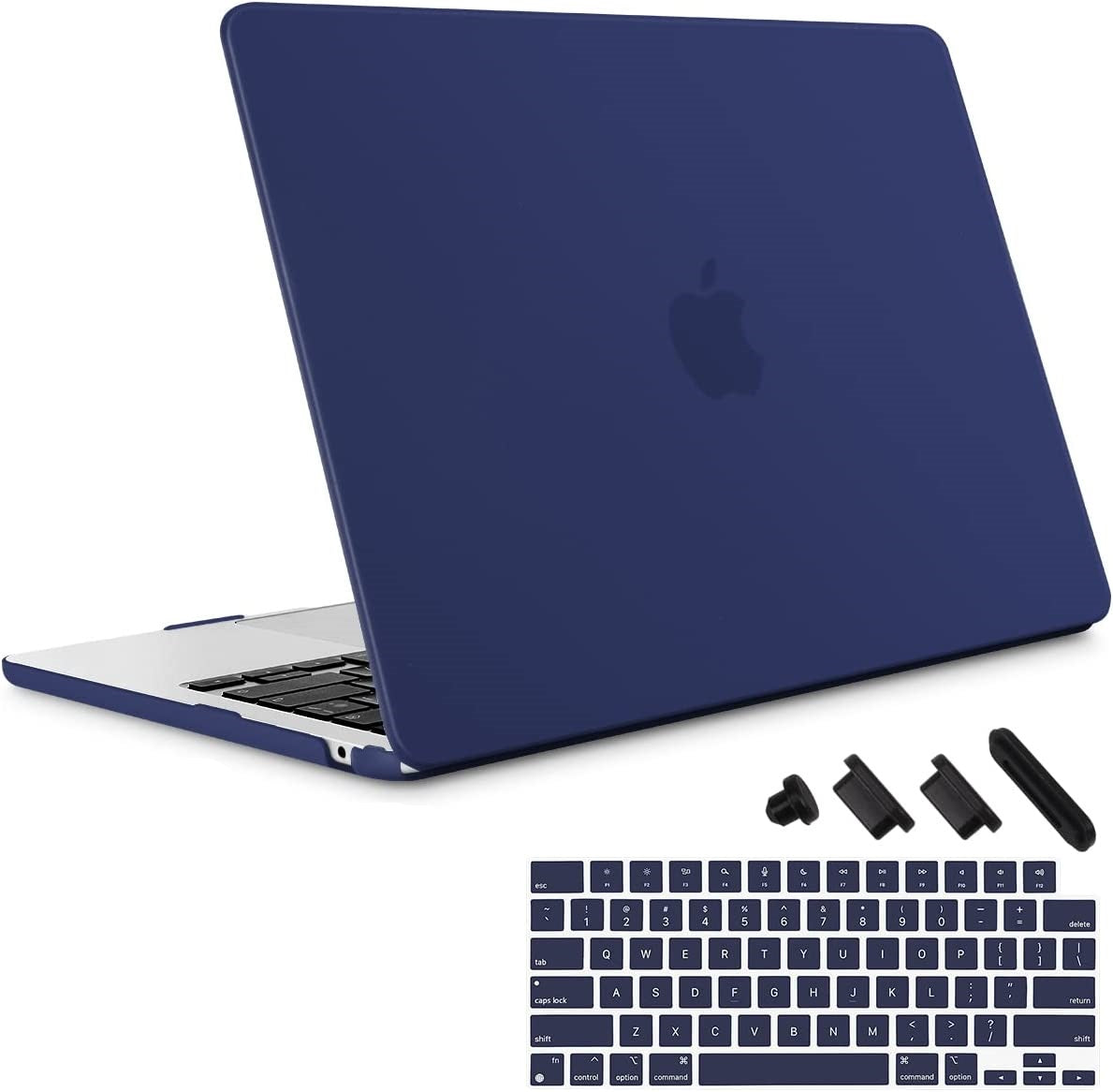 Matte Case Cover for Macbook Air 13 inch M2 A2681 Touch ID 2022 - 2023 (Navyblue)