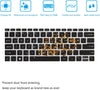 Silicone Keyboard Skin Cover for Acer Aspire 3 Spin A3SP14-31PT , Spin 3 14” SP314-55N Laptop (Black)