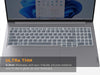Silicone Keyboard Skin Cover for Lenovo ThinkBook 16 G6 G7 G8 & ThinkBook 16p G4 G5 G6 16 Inch Laptop Keyboard Skin Protector 2024-2025 (Transparent)