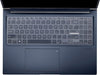 Silicon Keyboard Skin Cover for ASUS Vivobook Pro 16 OLED K6602 16X N7601 2022-2023 (Transparent)