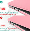 Matte Case Cover for Macbook Air 13 inch M2 A2681 Touch ID 2022 - 2023 (Pink)
