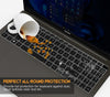 Silicone Keyboard Skin Cover for Galaxy Book 5/4/3/2 Pro 360 15.6” & 16” NP960XFG NP964XFG NP754XFG NP950QDB NP950XED 2026-2025 (Black)