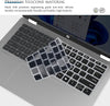 Silicone Keyboard Skin Cover for HP OmniBook 5 Flip 14-he / 14-fp (2026-2025) & OmniBook 7 14-FR 14-inch Laptop (Not Fit 14-fm / 14-fk / 14-ha) (Black)