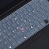 Silicone Keyboard Skin Cover for Lenovo ThinkPad X1 Carbon Gen 12 & 13, ThinkPad T14 T14s P14s L14 Gen 5 Series Laptop Keyboard Skin Protector 2024-2025 (Transparent)