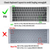 Silicone Keyboard Skin Cover for Dell Pro 14 Plus PB14250/PB14255, Dell Pro 14 PC14250/PC14255 & Dell Pro Max 14 MC14250/MC14255 (14 inch) (Black)