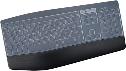 Silicone Keyboard Skin Cover for Logitech MK850 MK875 & Logitech MK825 Wireless Keyboard (transparent)