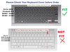 Silicone Keyboard Skin Cover for ASUS Vivobook S14 M3407 / S3407 / M1407 / X1407 & Vivobook S15 M5406 / S5406 Laptop (Transparent)