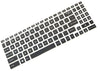 Silicone Keyboard Skin Cover for Msi Titan GT77 Stealth 17 GS77 Raider GE78 Vector GP78 17.3 inch 2021-2024 Gaming Laptop (Black)