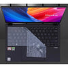 Silicone Keyboard Skin Cover for ASUS Zenbook S14 OLED UX5406 14 Inch & Zenbook S16 UM5606 16 Inch AI Copilot PC (Transparent)