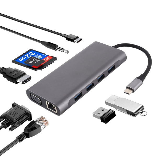USB-C-Hub OBERSTER Hub USB C Adattatore, 7 in 1 Multiporta USB C Hub USB-C-Hub OBERSTER Hub USB C Adattatore, 7 in 1 Multiporta USB C Hub