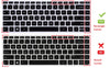 Silicone Keyboard Skin Cover for Hp Laptop 14s 14s-fq1092AU 14s-dq2649TU 2023-2024 Laptop (Transparent)