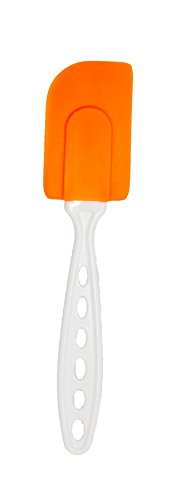 Silicone Spatula, BPA Free & 480°F Heat Resistant, Non Stick Rubber Kitchen Spatulas for Cooking, Baking, and Mixing with Plastic Handle, Multicolor (2pcs)