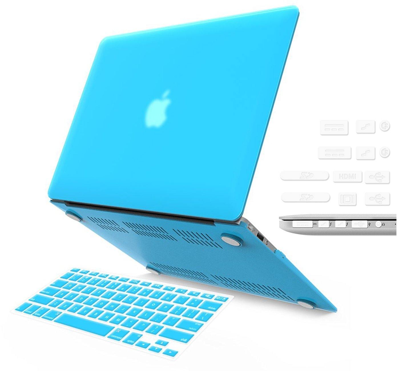 Matte Case Cover for Macbook Air 13 inch A1466/ A1369 (Lightblue 
