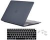 Matte Case Cover for Macbook Air 13 inch A1932 Touch ID (Black) - iFyx