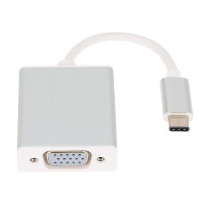 USB Type C to VGA Adapter, White - iFyx