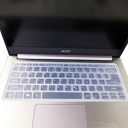 Silicone Keyboard Skin Cover for Acer Swift 3 14 inch SF314-42/52/53/54/55/55G/56/57 Laptop (Transparent) - iFyx