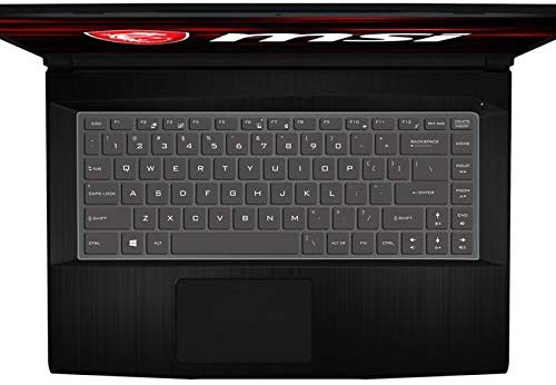 Silicone Keyboard Skin Cover for MSI Stealth Gs65 15.6 inch Laptop (Transparent) - iFyx