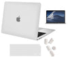 Matte Case Cover for Macbook Air 13 inch M1 A2337 / A2179 Touch ID 2020 (White)