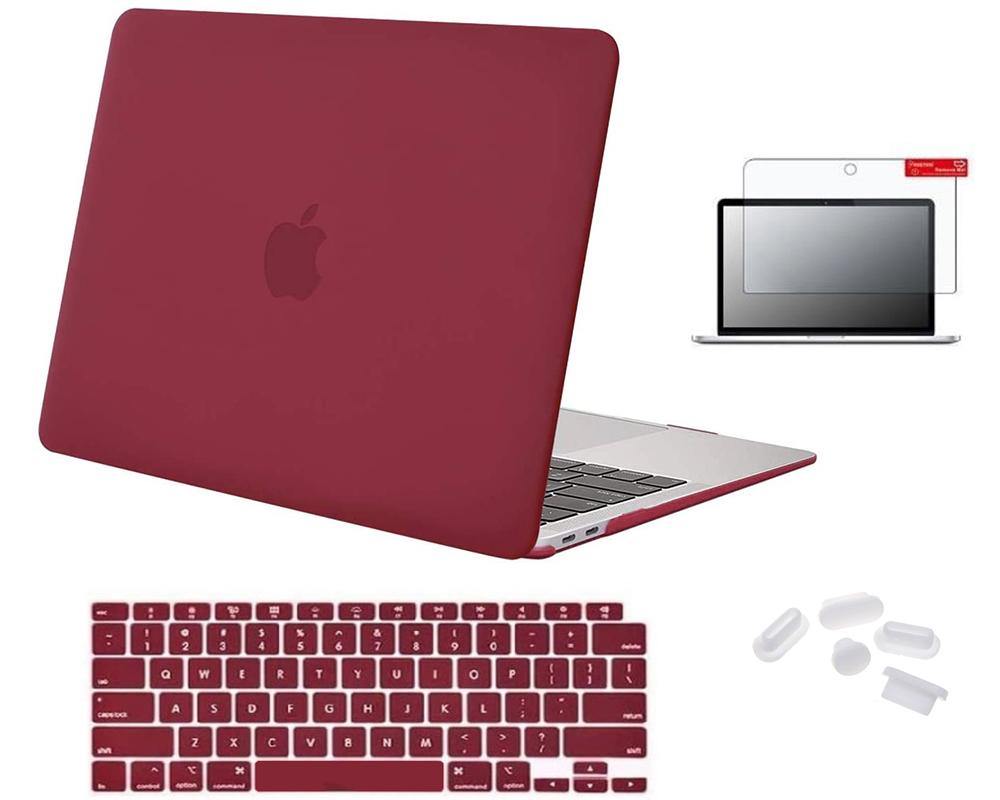 Matte Case Cover for Macbook Air 13 inch M1 A2337 / A2179 Touch ID 2020 (Winered) - iFyx