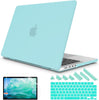 Matte Case Cover for MacBook Pro 14 Inch M1 Pro / M1 Max A2442 A2779 2021-2023 (Turquoise)