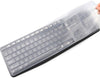 Silicone Keyboard Skin Cover for Logitech MK235 K375 K375S Keyboard (Transparent)