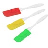 Silicone Spatula, BPA Free & 480°F Heat Resistant, Non Stick Rubber Kitchen Spatulas for Cooking, Baking, and Mixing with Plastic Handle, Multicolor (1pcs)